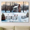 Christmas Old Hickory Tavern Canvas Art Print