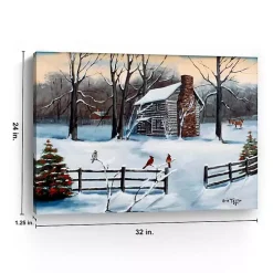 Christmas Old Hickory Tavern Canvas Art Print