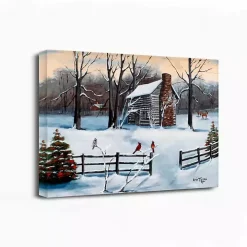 Christmas Old Hickory Tavern Canvas Art Print
