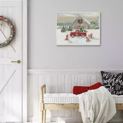 Christmas On The Farm Framed Art Print