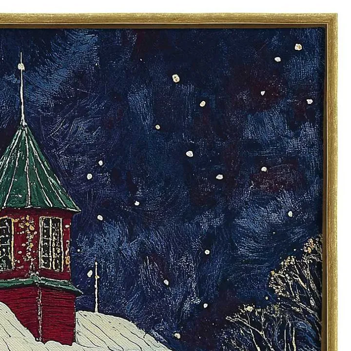 Christmas on the Homestead Canvas Art Print