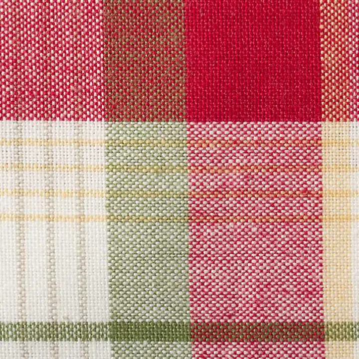 Christmas Orchard Plaid Napkins, Set of 6