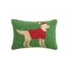 Christmas Retriever Pillow