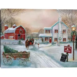 Christmas Tree Farm Canvas Art Print