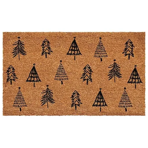 Christmas Tree Farm Coir Doormat