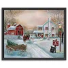 Christmas Tree Farm Framed Art Print, 32x26 in.