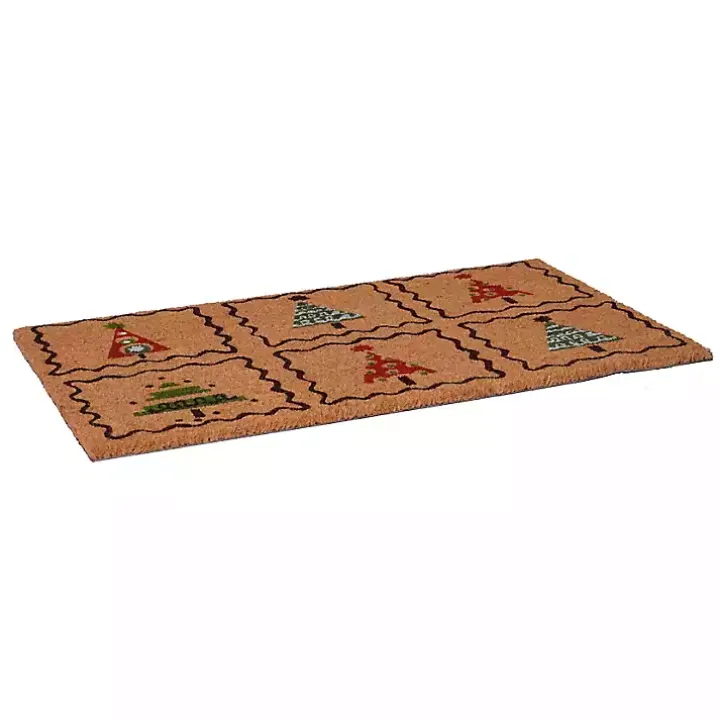 Christmas Tree Whimsy Doormat