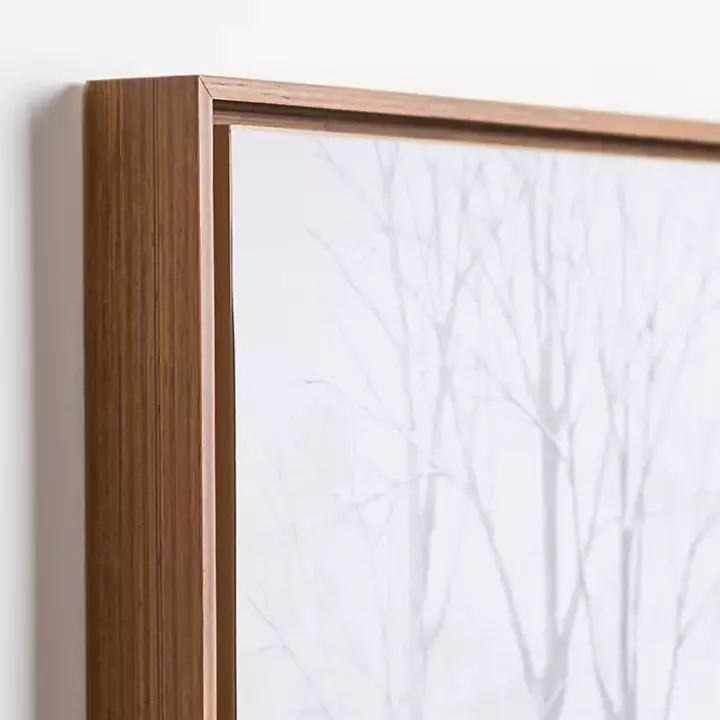 Church Scene Snowy Forest Canvas Art Print