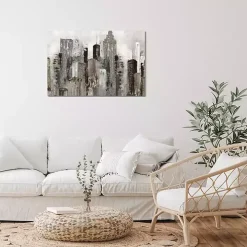City Mood Canvas Art Print
