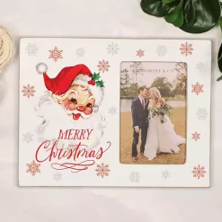 Classic Santa Merry Christmas Picture Frame, 4x6