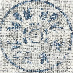 Classicism Sun Shower Outdoor Area Rug, 7x9