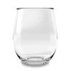 Clear Acrylic Stemless Wine Glasses, Set of 6