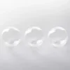 Clear Glass Orbs, Set of 3