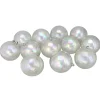 Clear Iridescent Shatterproof Ornament Set
