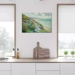 Cliffs by the Sea Canvas Art Print