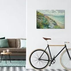 Cliffs by the Sea Canvas Art Print