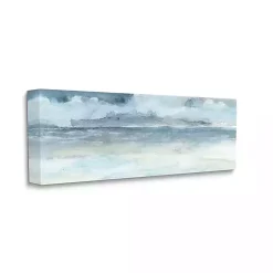 Cloudy Ocean Waves Canvas Art Print, 40x17 in.