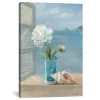 Coastal Floral Canvas Art Print