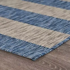 Coastal Stripes Indoor/Outdoor Area Rug, 5x7