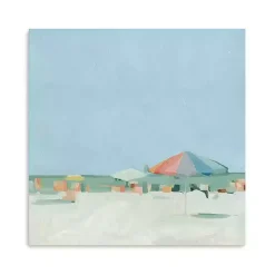 Colorful Beach Summer Pallete Canvas Art Print