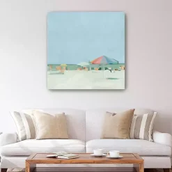 Colorful Beach Summer Pallete Canvas Art Print