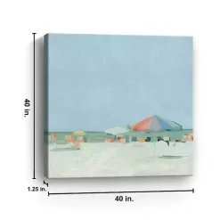 Colorful Beach Summer Pallete Canvas Art Print