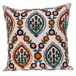 Colorful Embroidered Florina Pillow