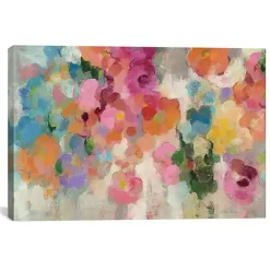 Colorful Garden I Giclee Canvas Art Print, 40x26
