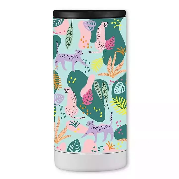 Colorful Jungle Stainless Steel Koozie