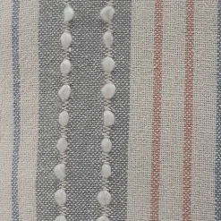 Colorful Textured Striped Accent Pillow