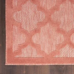 Coral Trellis Indoor/Outdoor Area Rug, 6x9