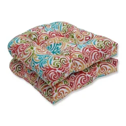 Corinthian Dapple Wicker Seat Cushions, Set of 2