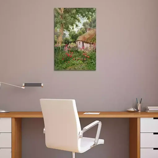 Cottage Garden Canvas Art Print