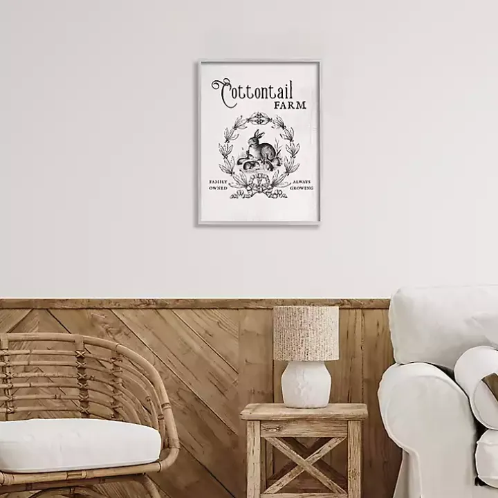 Cottontail Farm Framed Easter Wall Art