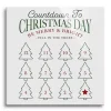 Countdown to Christmas Dry Erase Board, 12x12 in.