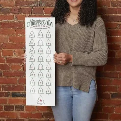 Countdown to Christmas Dry Erase Board, 8x24 in.