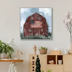 Country Pride Framed Canvas Art Print