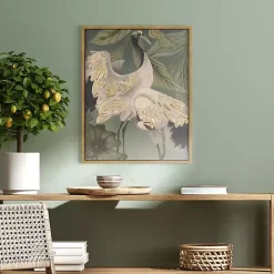 Courtship Dance I Framed Canvas Art Print