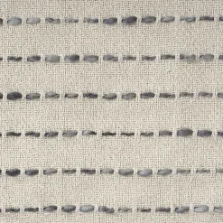 Cream & Navy Ombre Dash Throw Pillow