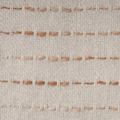 Cream & Terracotta Ombre Dash Throw Pillow