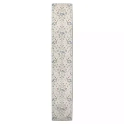 Cream Botanical Butterfly Table Runner, 90 in.