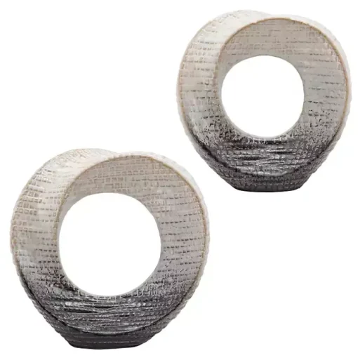 Cream Circle Sculpture
