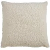 Cream Faux Lamb Fur Pillow