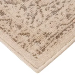 Cream Medallion Area Rug, 5x8
