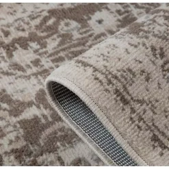 Cream Medallion Area Rug, 5x8