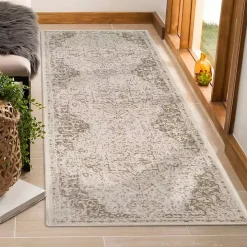 Cream Medallion Runner