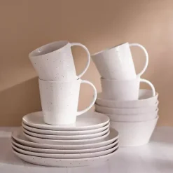 Cream Simple Things Salad Plates, Set of 4