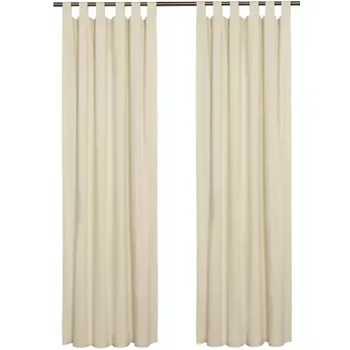 Cream Weathermate Blackout Curtain Panel, 84 in.