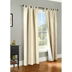 Cream Weathermate Blackout Curtain Panel, 84 in.
