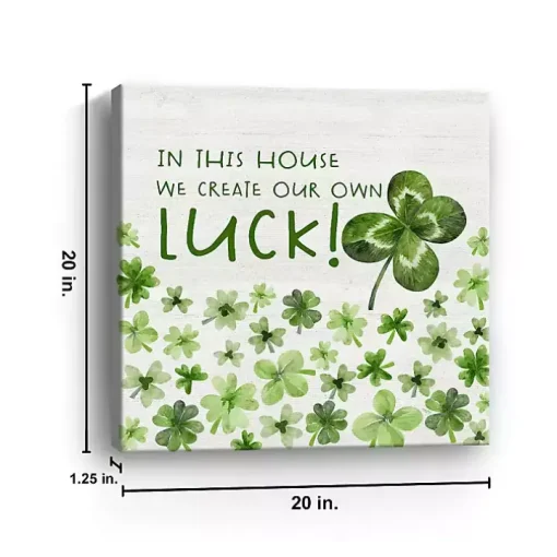 Create Our Own Luck Canvas Art Print
